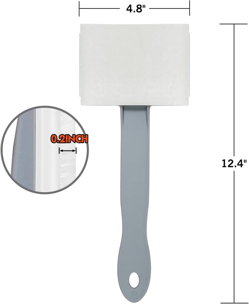Rolling Dog 4" Reach-Behind Paint Pad - Paint Pad for Hard to Reach Places,for Behind Toilets, appliances and radiators - Image 4